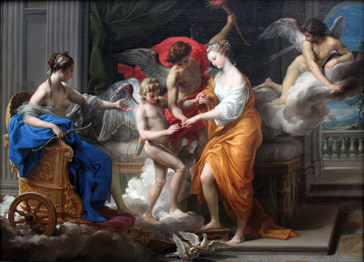 Bartoni's painting of Cupid & Psyche's wedding.