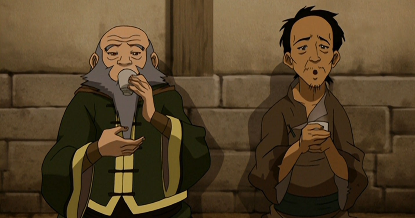 General Iroh schools his would-be mugger in the "Tales of Ba Sing Se" episode of "Avatar&colon; The Last Airbender"